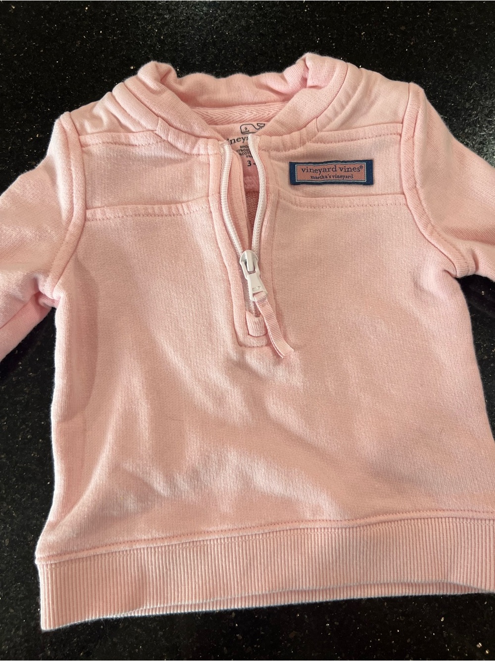 Vineyard Vines Light Pink Kids Half-Zip Hoodie